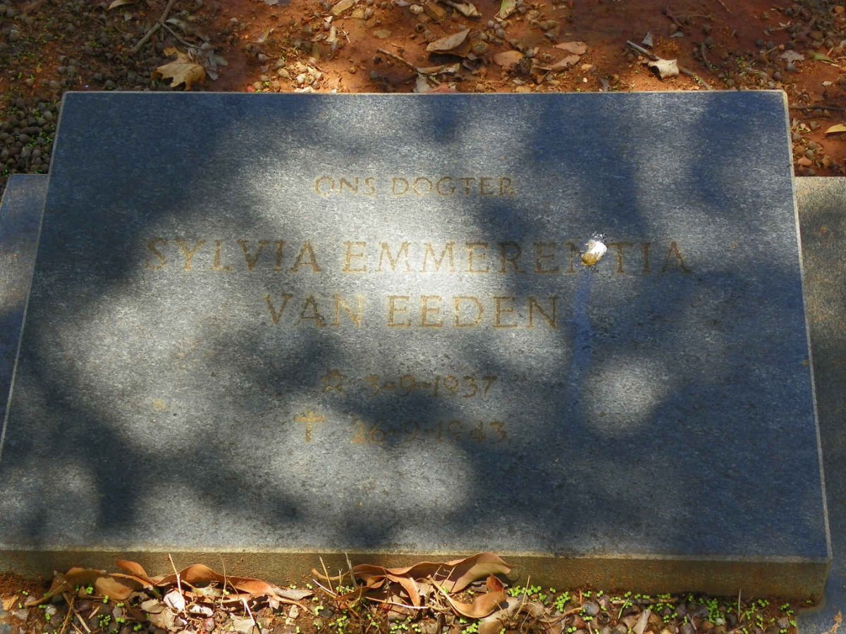 EEDEN Sylvia Emmerentia, van 1937-1943
