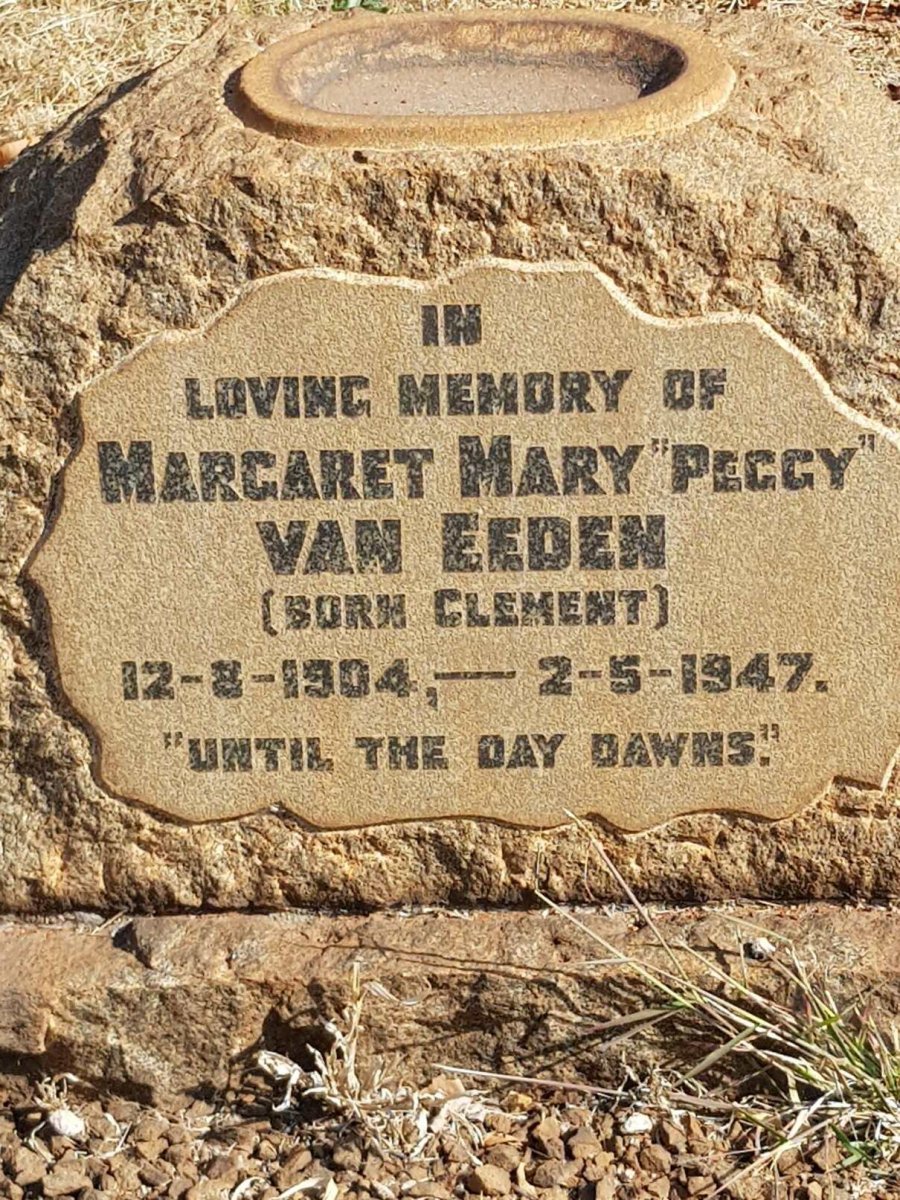 EEDEN Margaret Mary, van nee CLEMENT 1904-1947