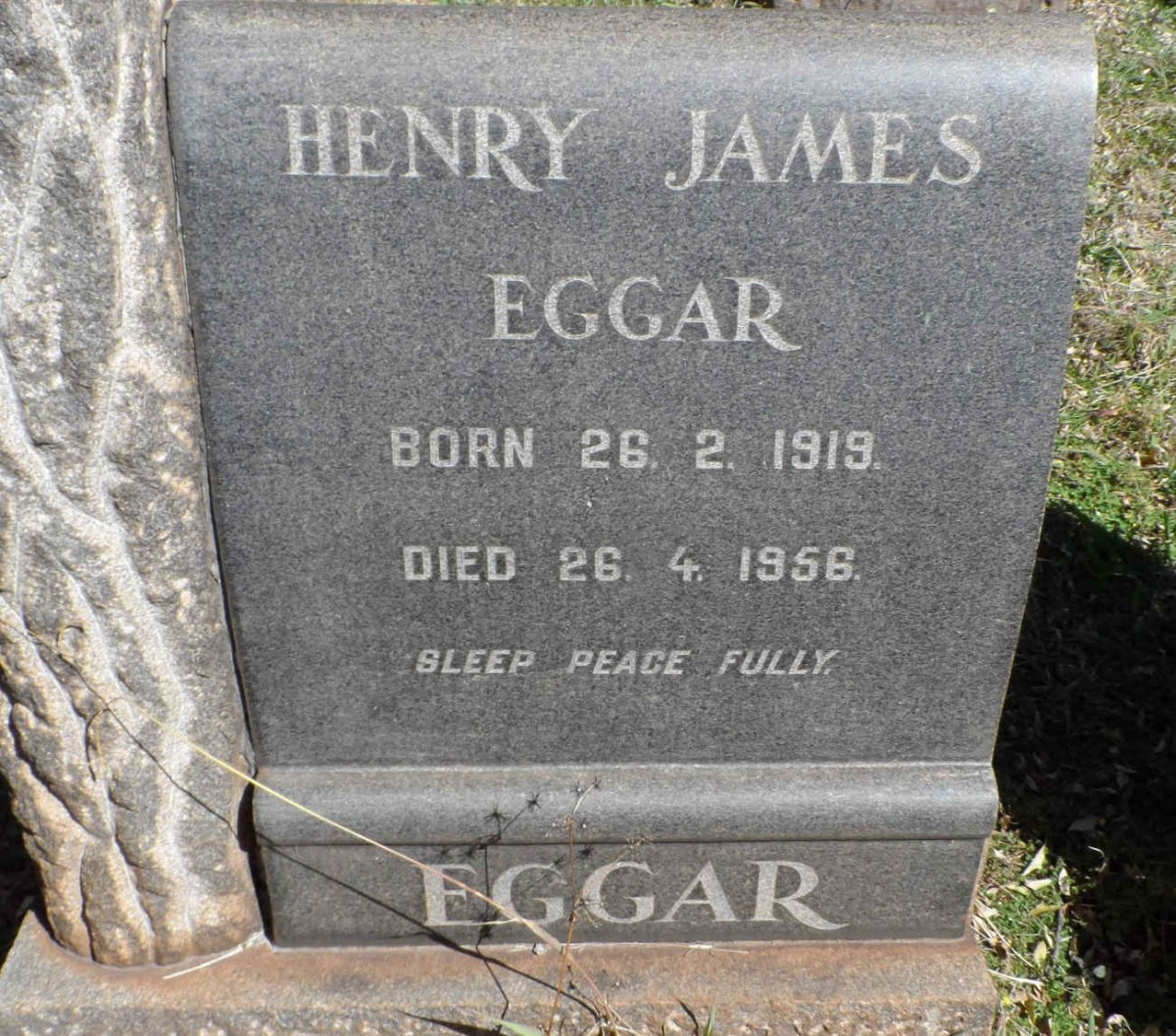 EGGAR Henry James 1919-1956