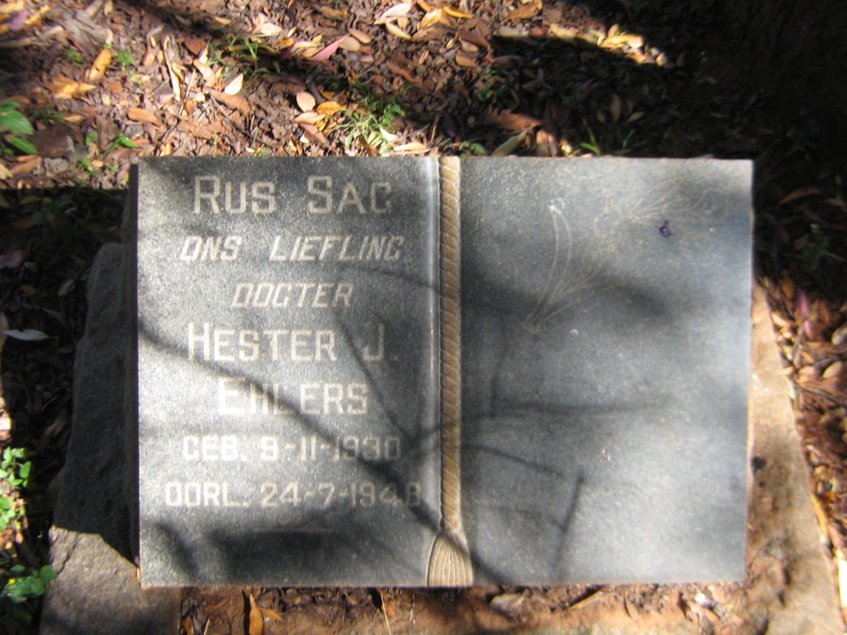 EHLERS Hester J. 1930-1948