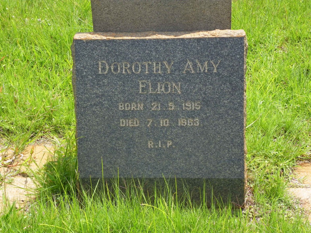 ELION Dorothy Amy 1915-1963
