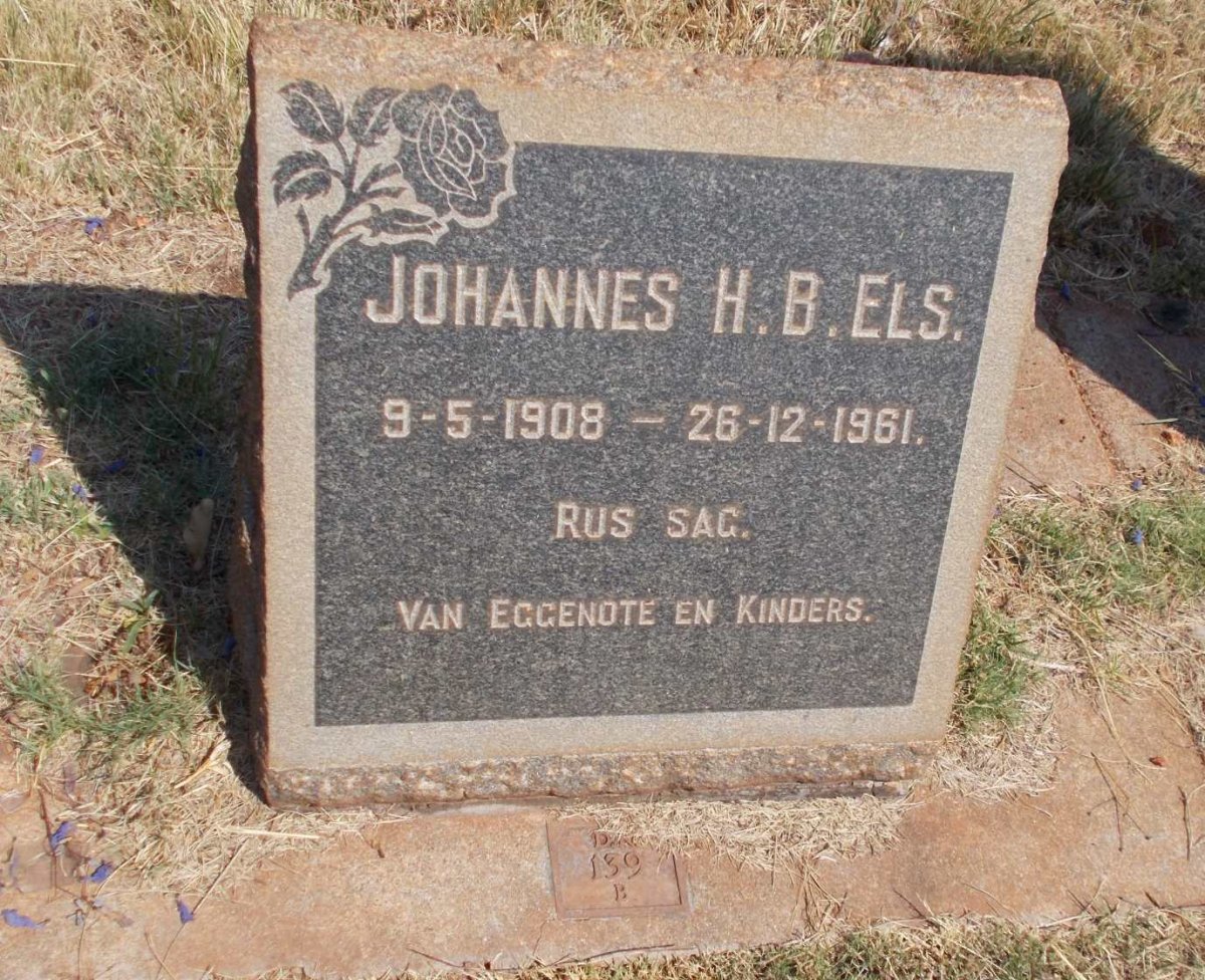 ELS Johannes H.B. 1908-1961