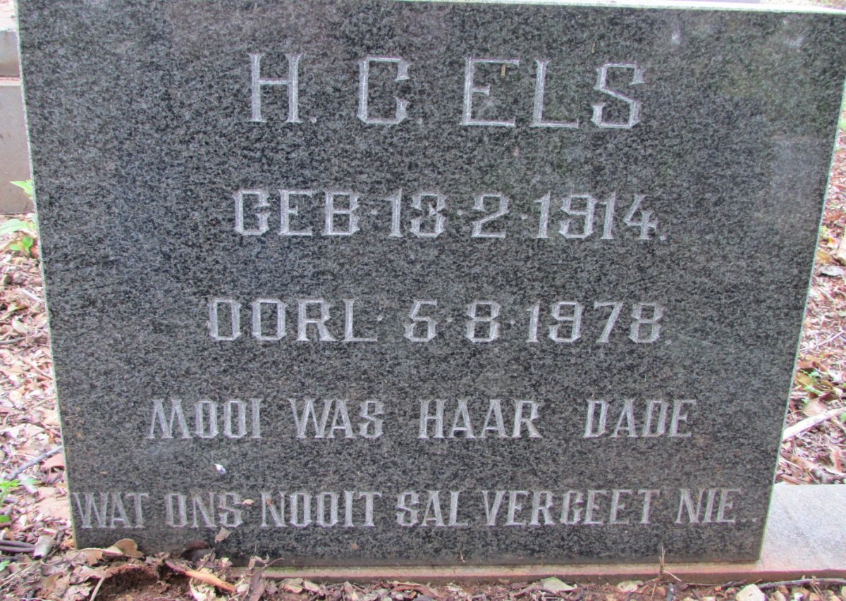ELS H.G. 1914-1978