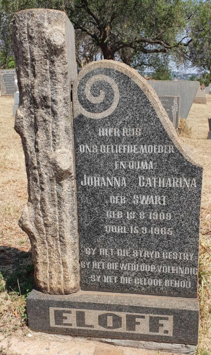 ELOFF Johanna Catharina nee SWART 1909-1965