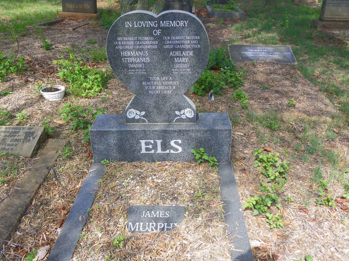 ELS Hermanus Stephanus 1911-1998 &amp; Adelaide Mary 1916-2006 :: MURPHY James 1880-1945