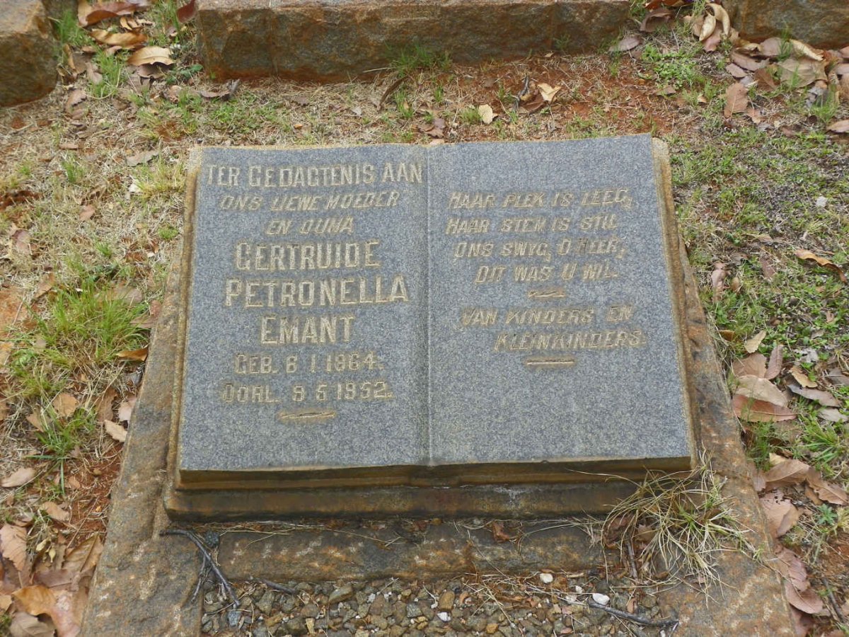 EMANT Gertruide Petronella 1864-1952