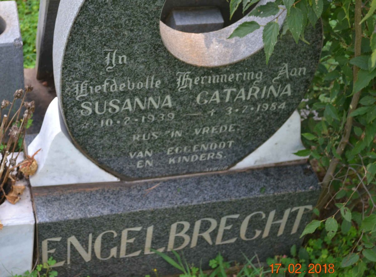 ENGELBRECHT Susanna Catarina 1939-1984