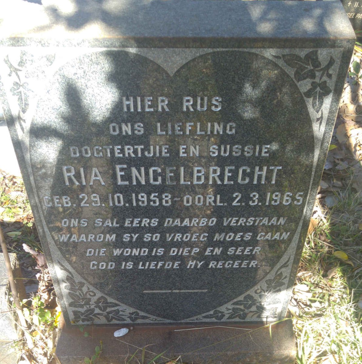 ENGELBRECHT Ria 1958-1965