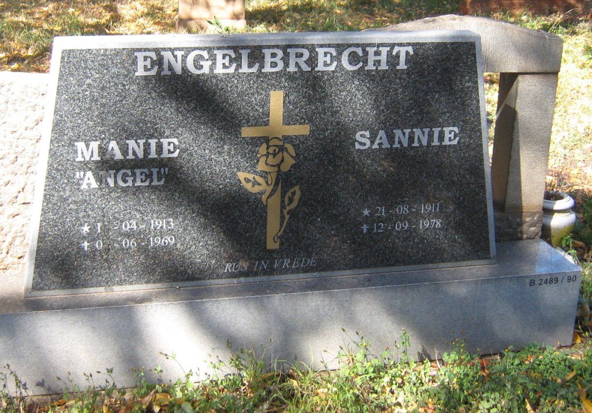ENGELBRECHT Manie 1913-1969 &amp; Sannie 1911-1978
