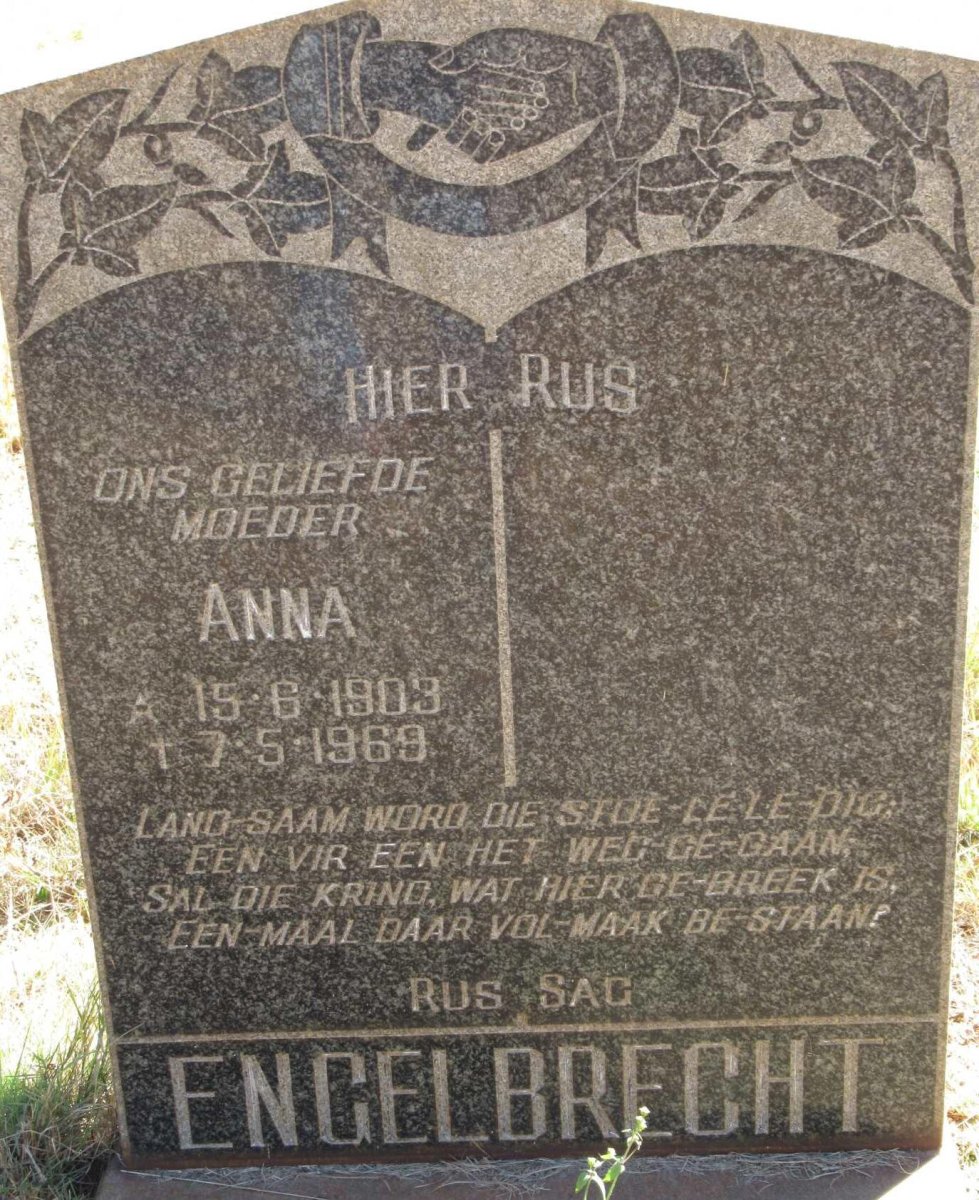 ENGELBRECHT Anna 1903-1969