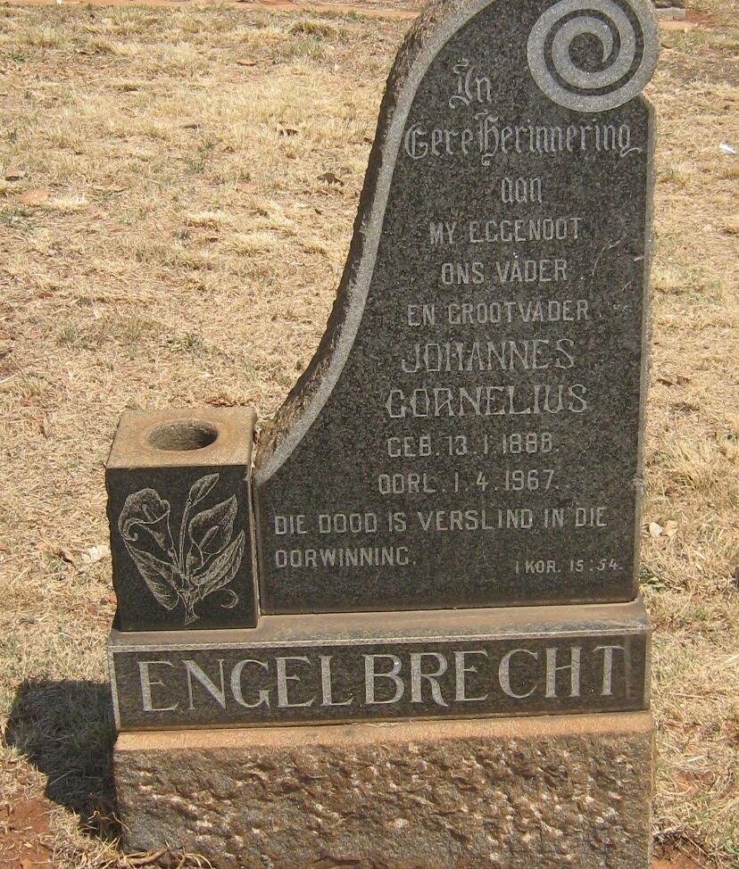ENGELBRECHT Johannes Cornelius 1888-1967