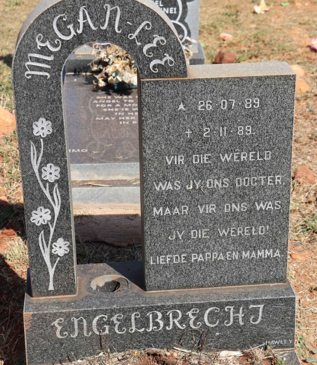 ENGELBRECHT Megan-Lee 1989-1989