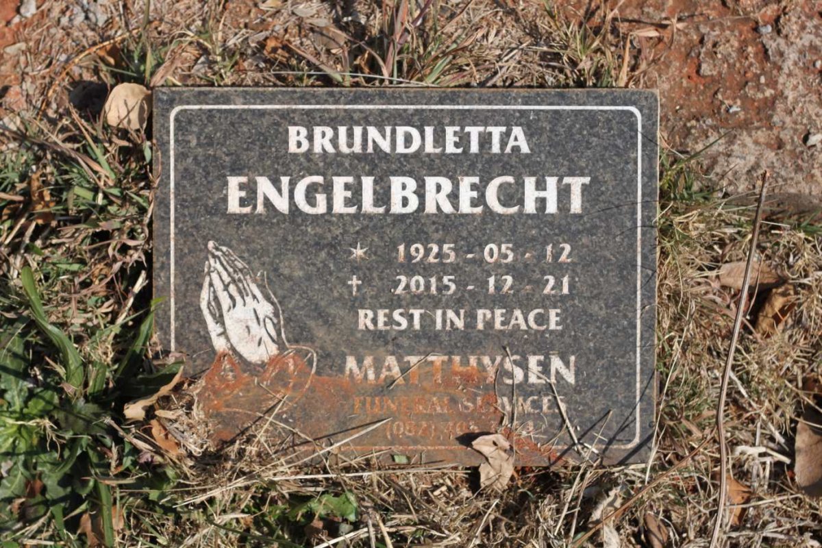 ENGELBRECHT Brundletta 1925-2015