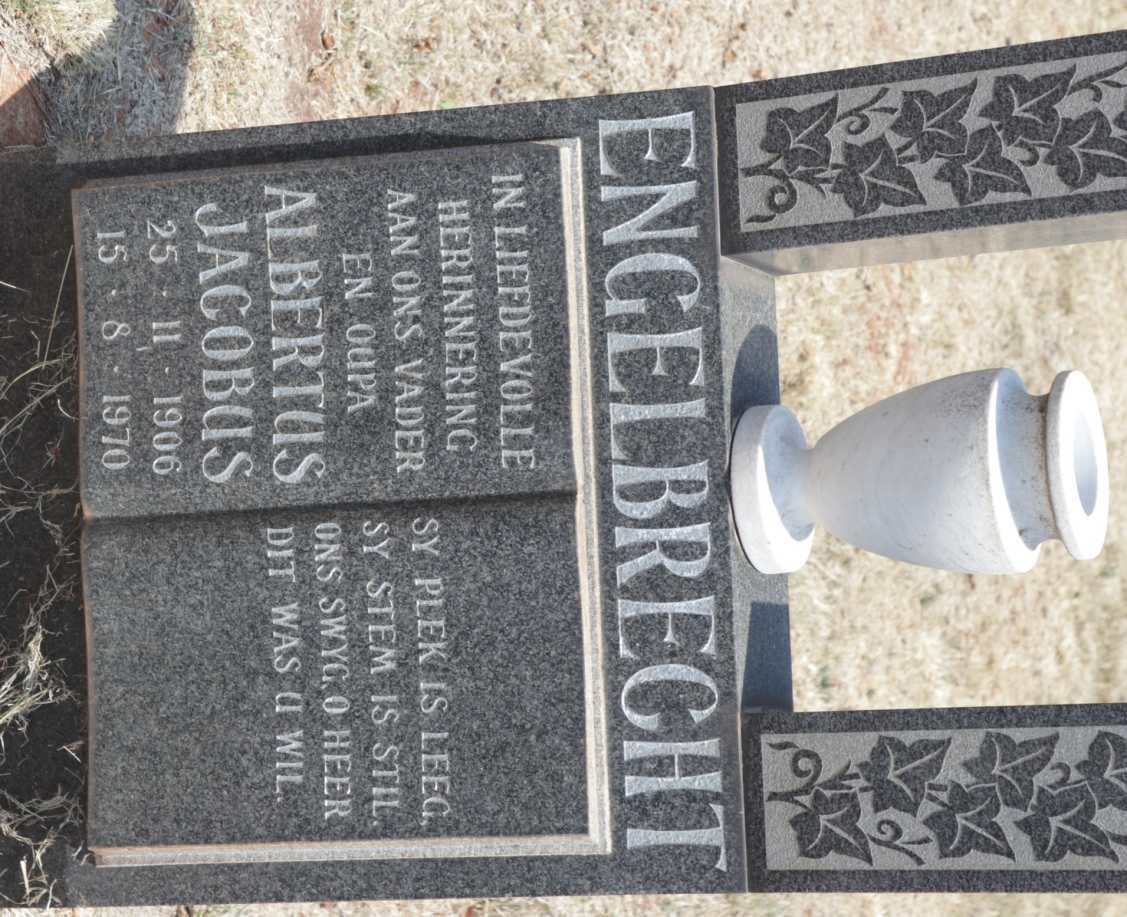 ENGELBRECHT Albertus Jacobus 1906-1970