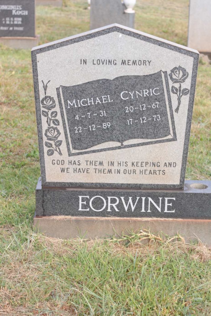 EORWINE Michael 1931-1989 :: EORWINE Cynric 1967-1973