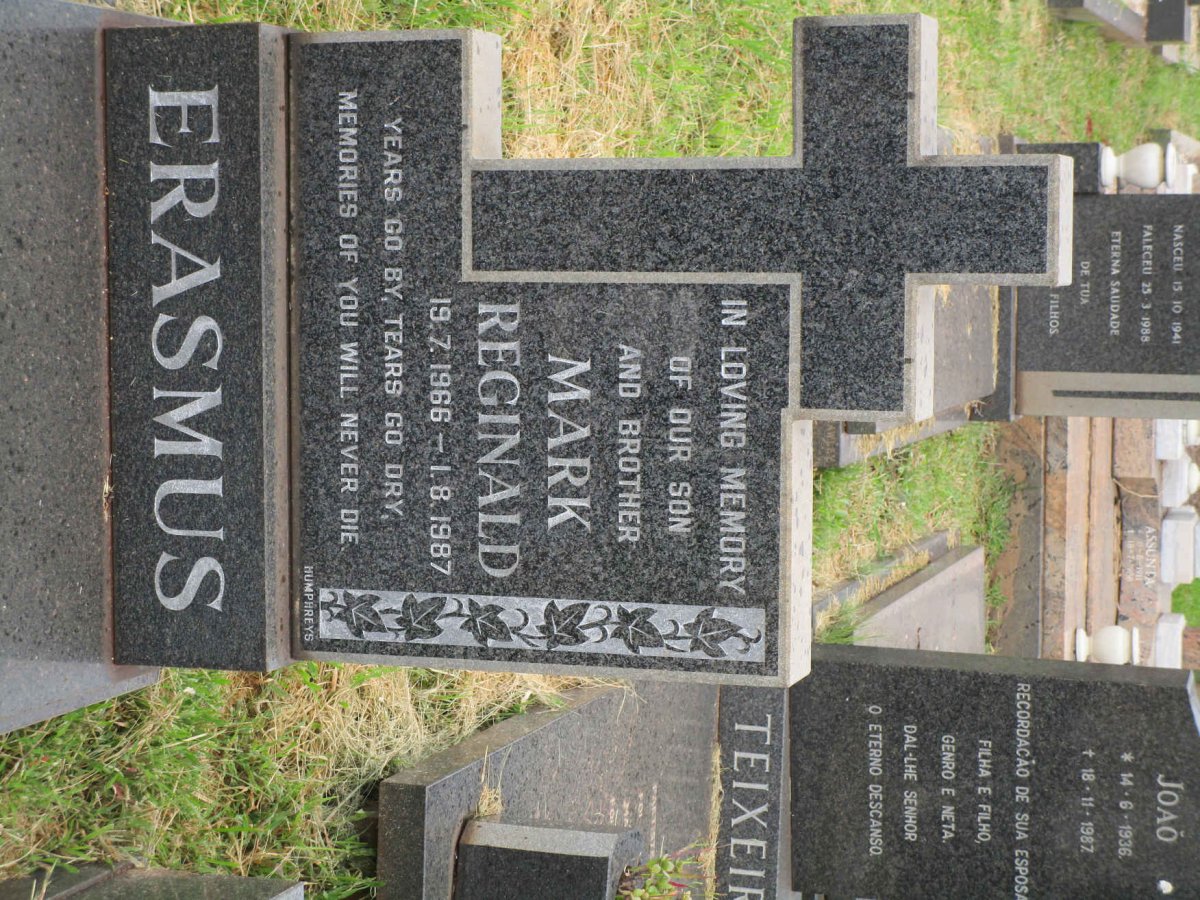 ERASMUS Mark Reginald 1966-1987