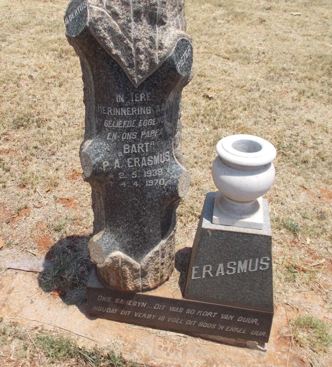 ERASMUS P.A. 1938-1970