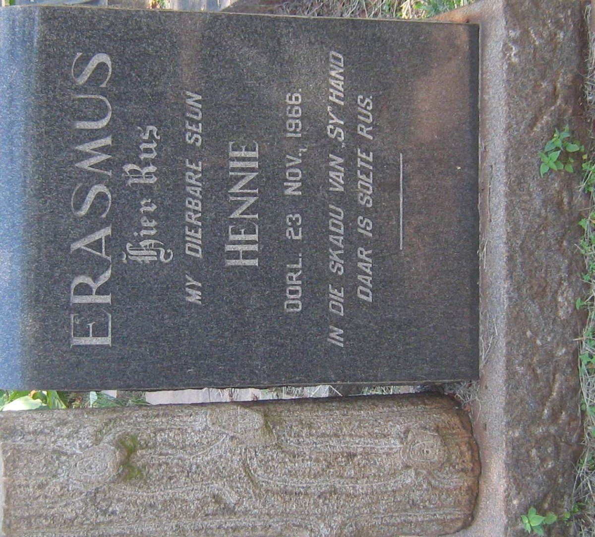 ERASMUS Hennie -1966