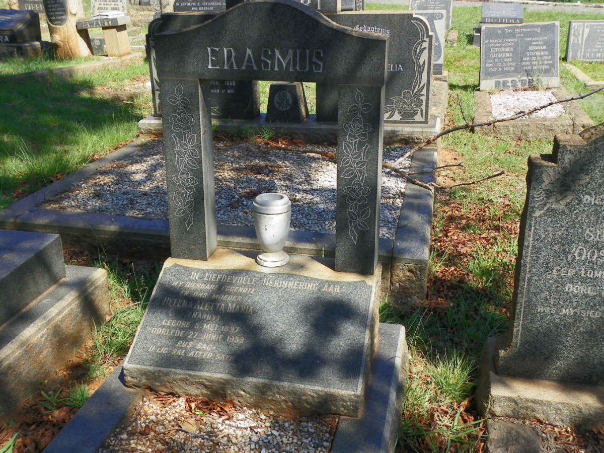 ERASMUS Helena Aletta Maria 1897-1959