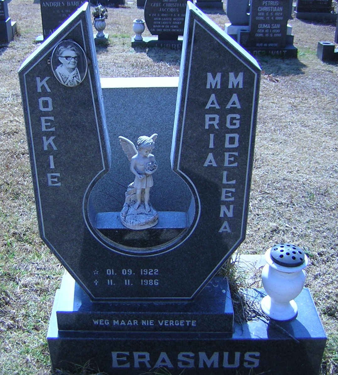 ERASMUS Maria Magdelena 1922-1986