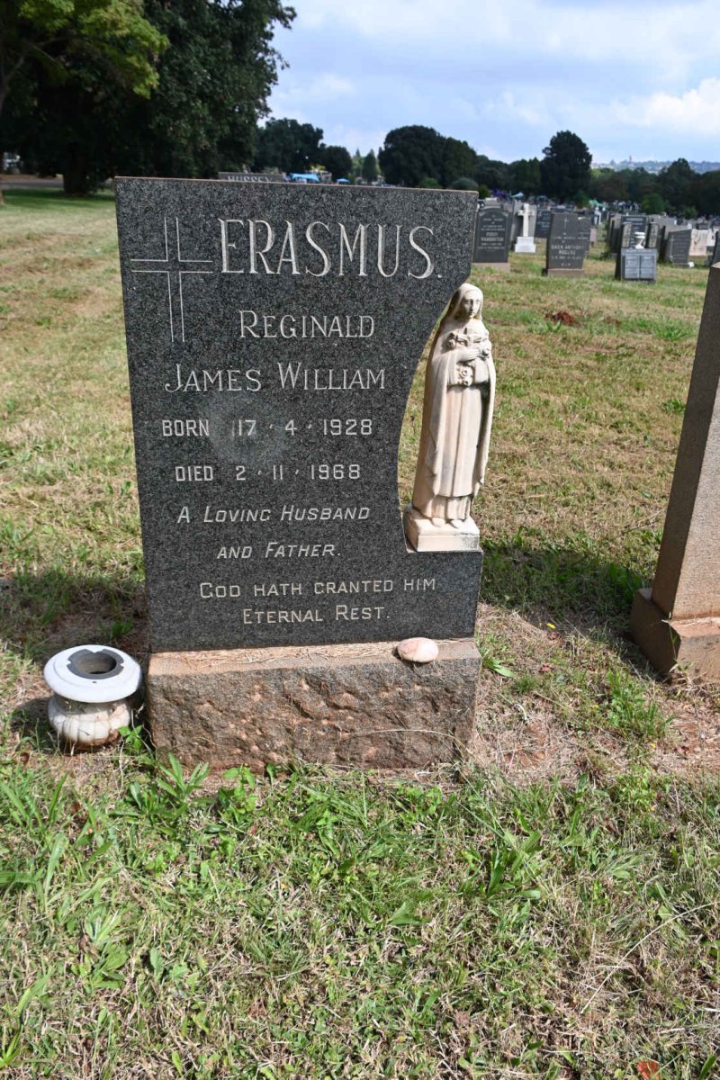 ERASMUS Reginald James William 1928-1968