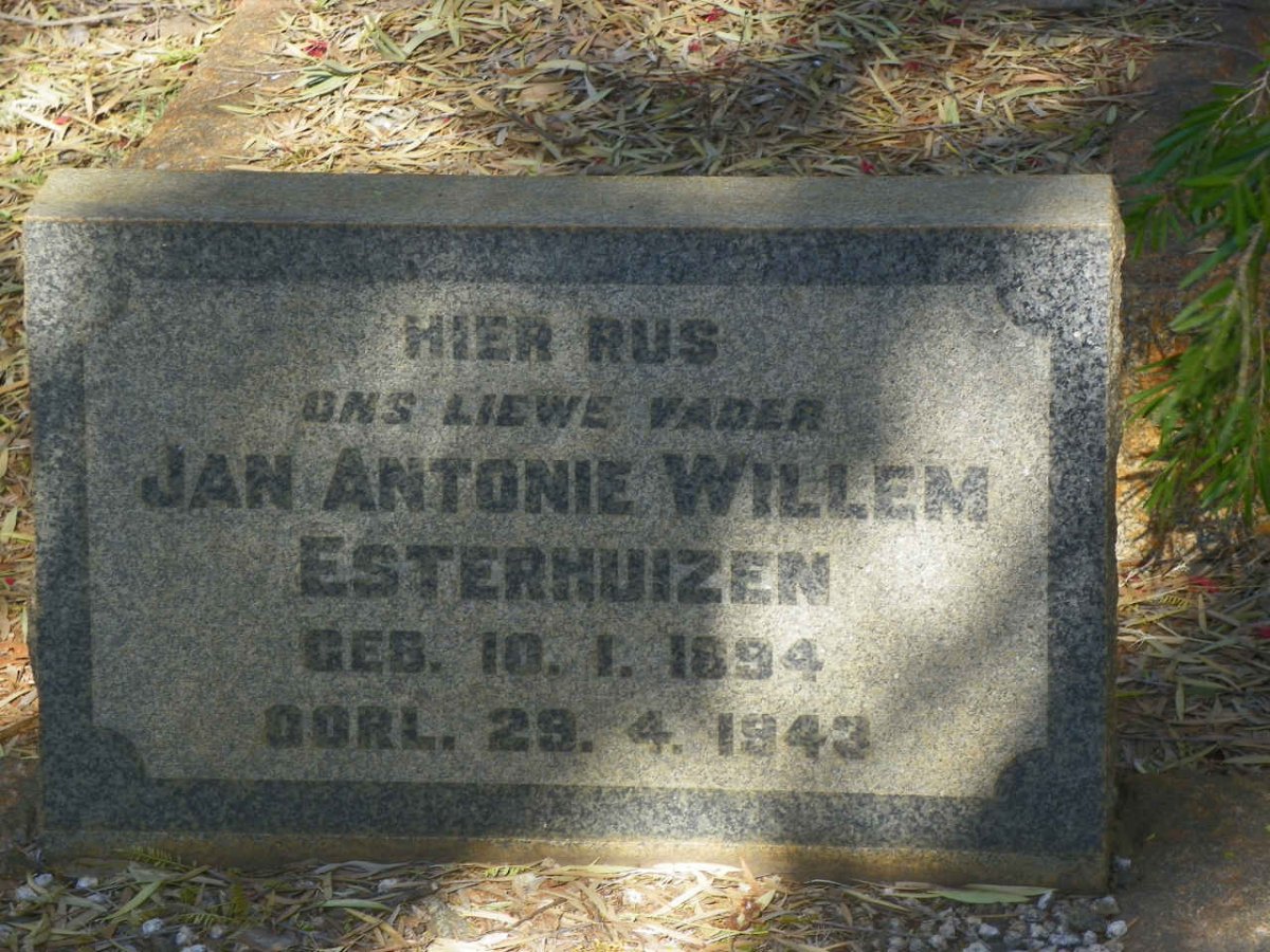 ESTERHUIZEN Jan Antonie Willem 1894-1943