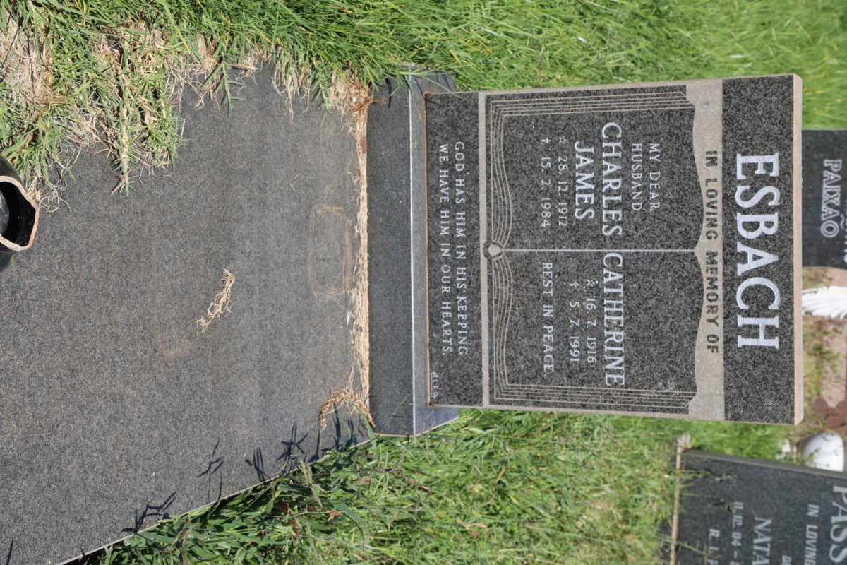 ESBACH Charles James 1912-1984 &amp; Catherine 1916-1991