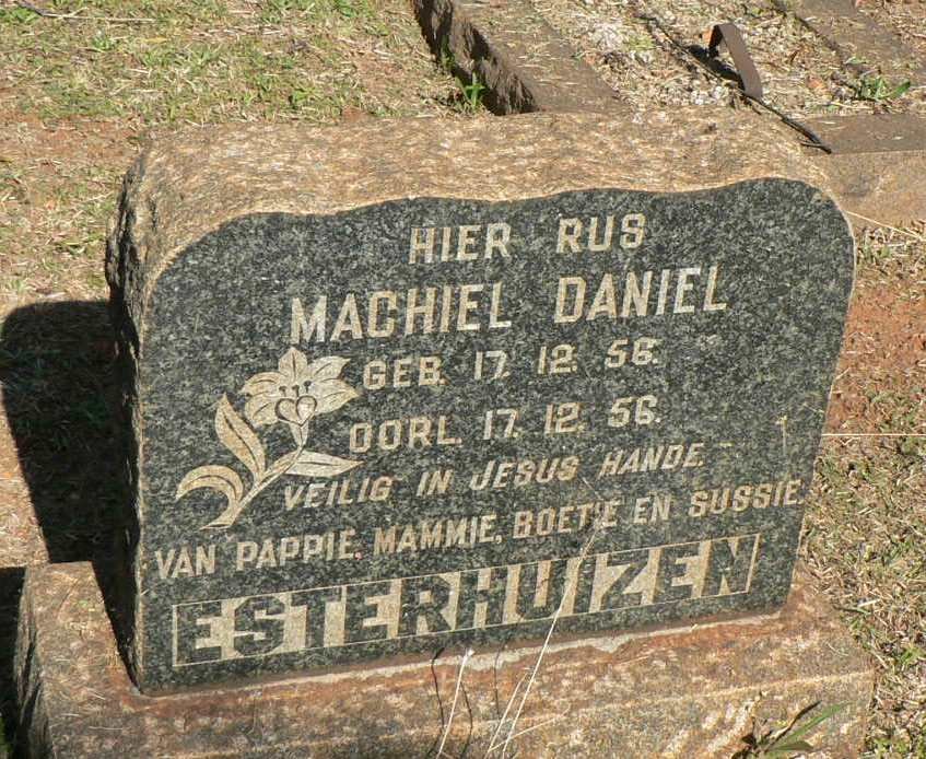 ESTERHUIZEN Machiel Daniel 1956-1956