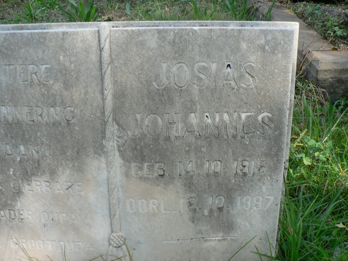 ESTERHUIZEN Josias Johannes 1915-1997 &amp; Elsie Jacoba 1911-1977