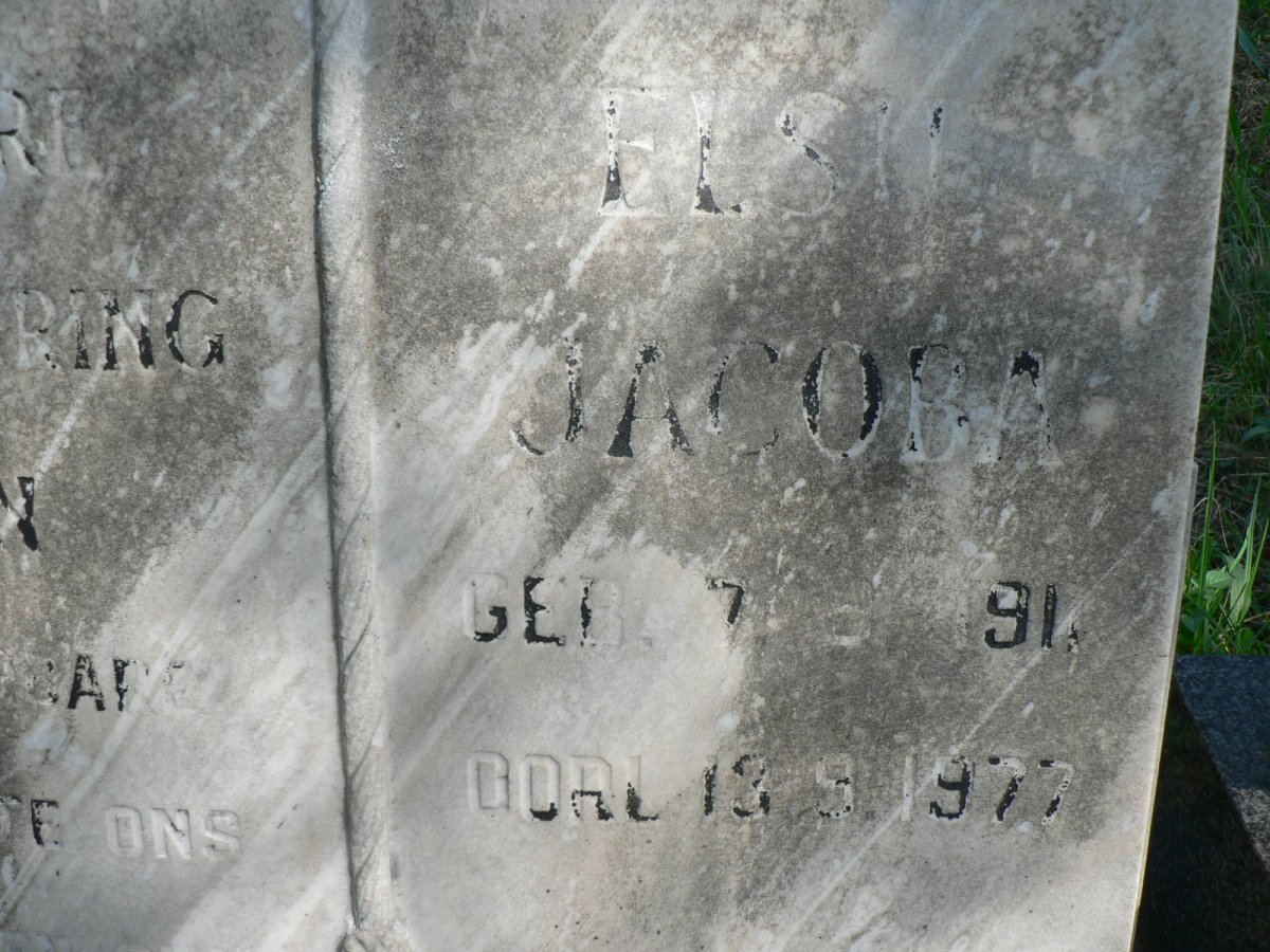 ESTERHUIZEN Josias Johannes 1915-1997 &amp; Elsie Jacoba 1911-1977