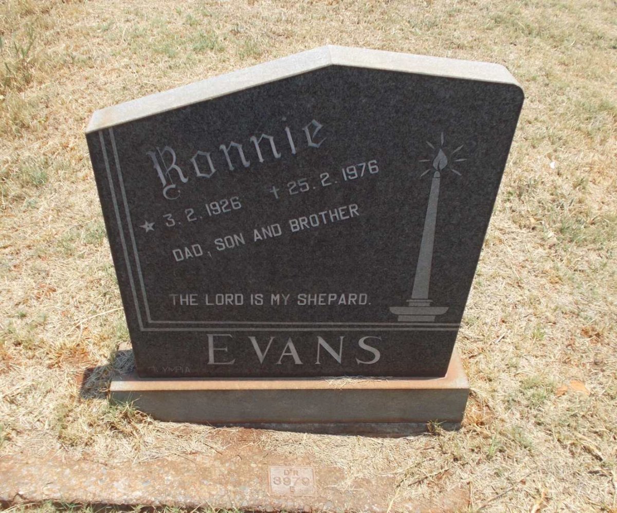 EVANS Ronnie 1926-1976