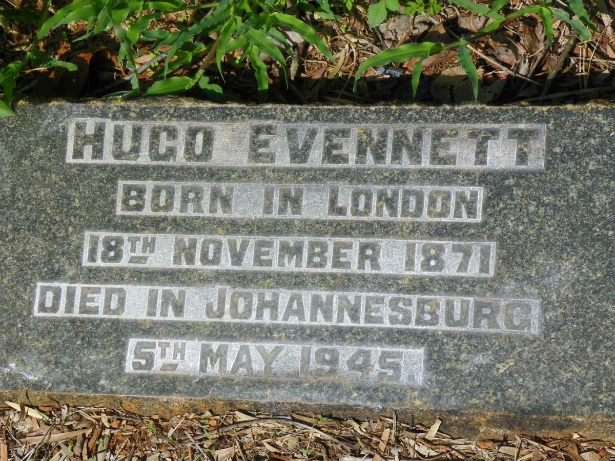 EVENNETT Hugo 1871-1945