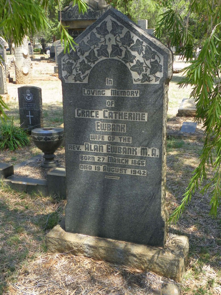 EWBANK Grace Catherine 1866-1942