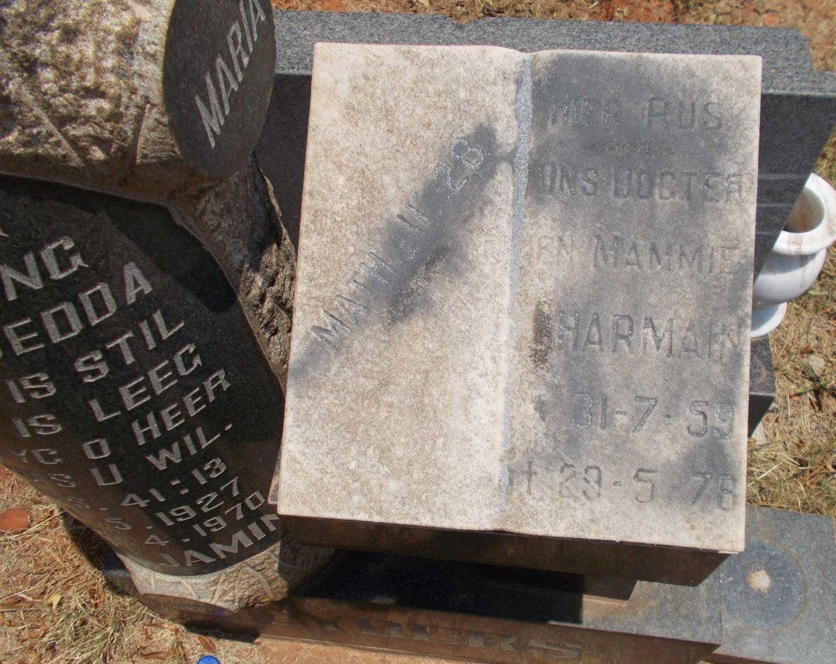 EYBERS Benjamin 1927-1970 :: EYBERS Charmain 1959-1978