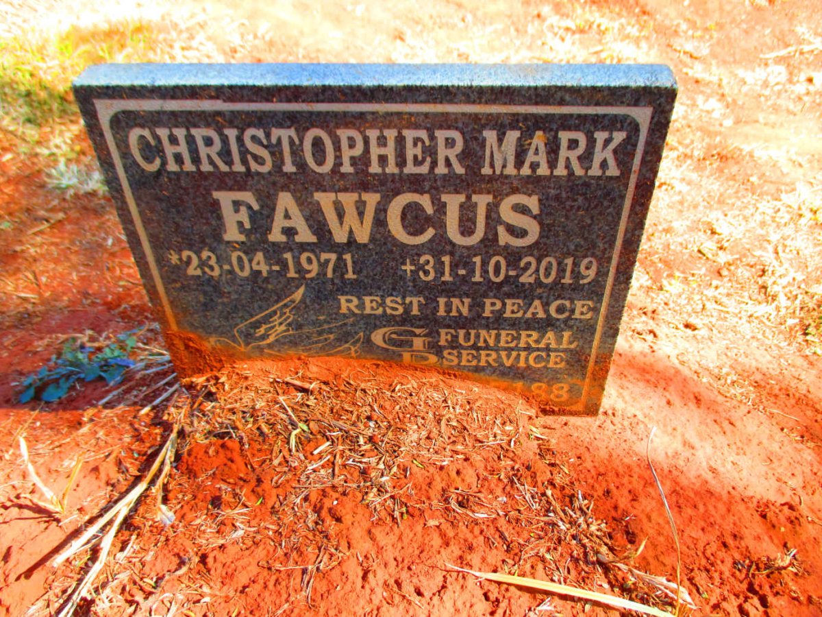 FAWCUS Christopher Mark 1971-2019