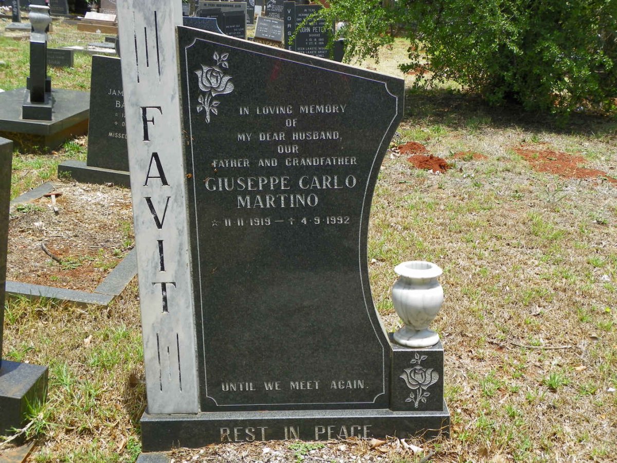 FAVIT Giuseppe Carlo Martino 1919-1992