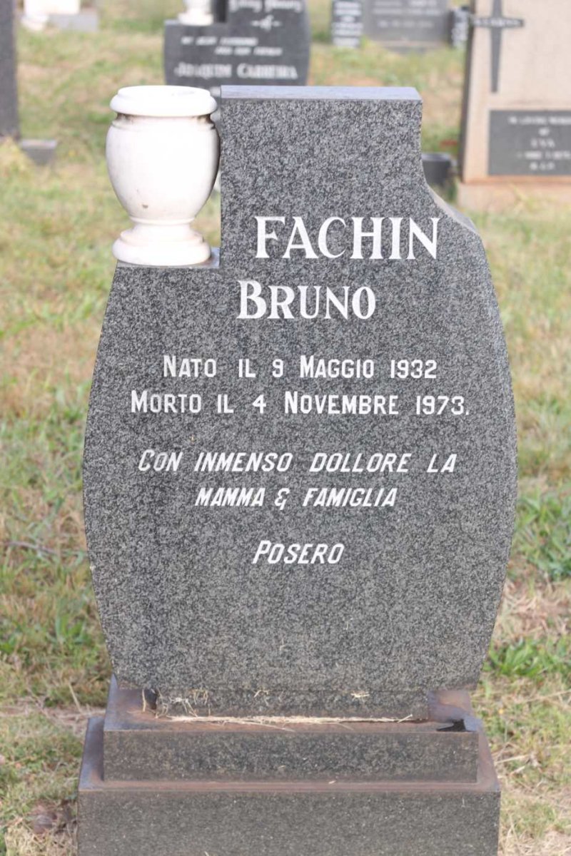 FACHIN Bruno 1932-1973