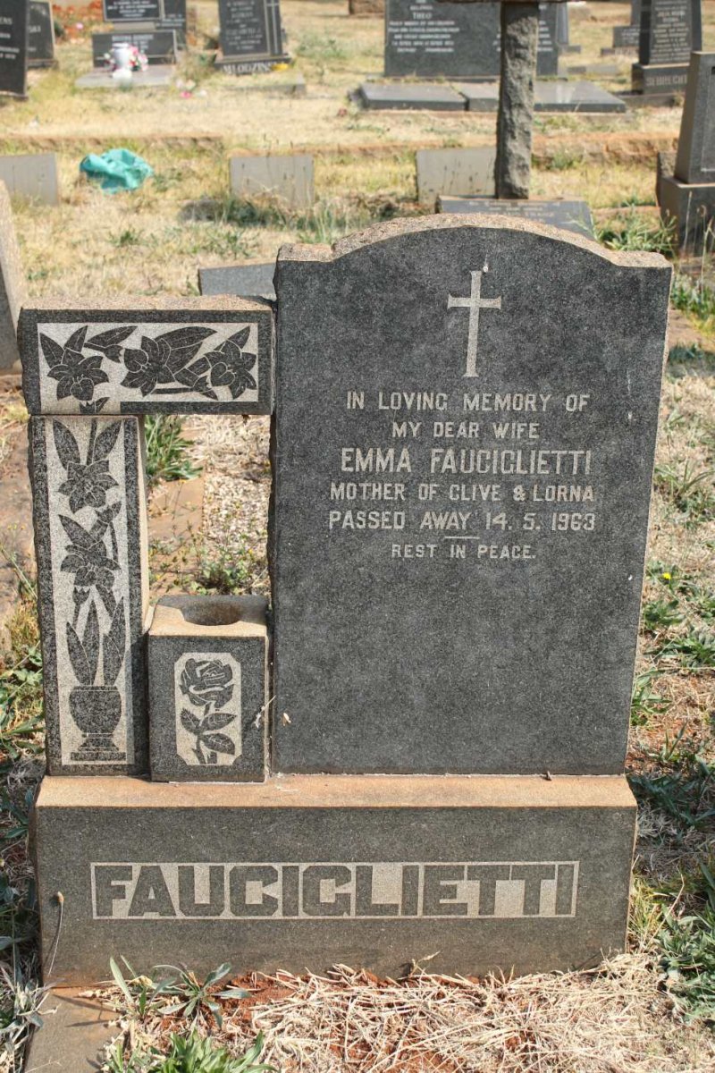 FAUCIGLIETTI Emma -1963
