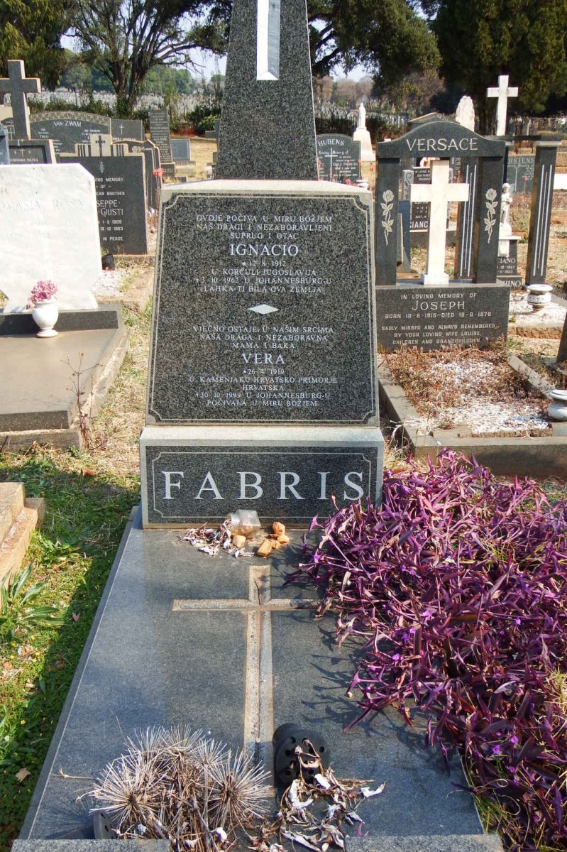 FABRIS Ignacio 1912-1962 &amp; Vera 1919-1999