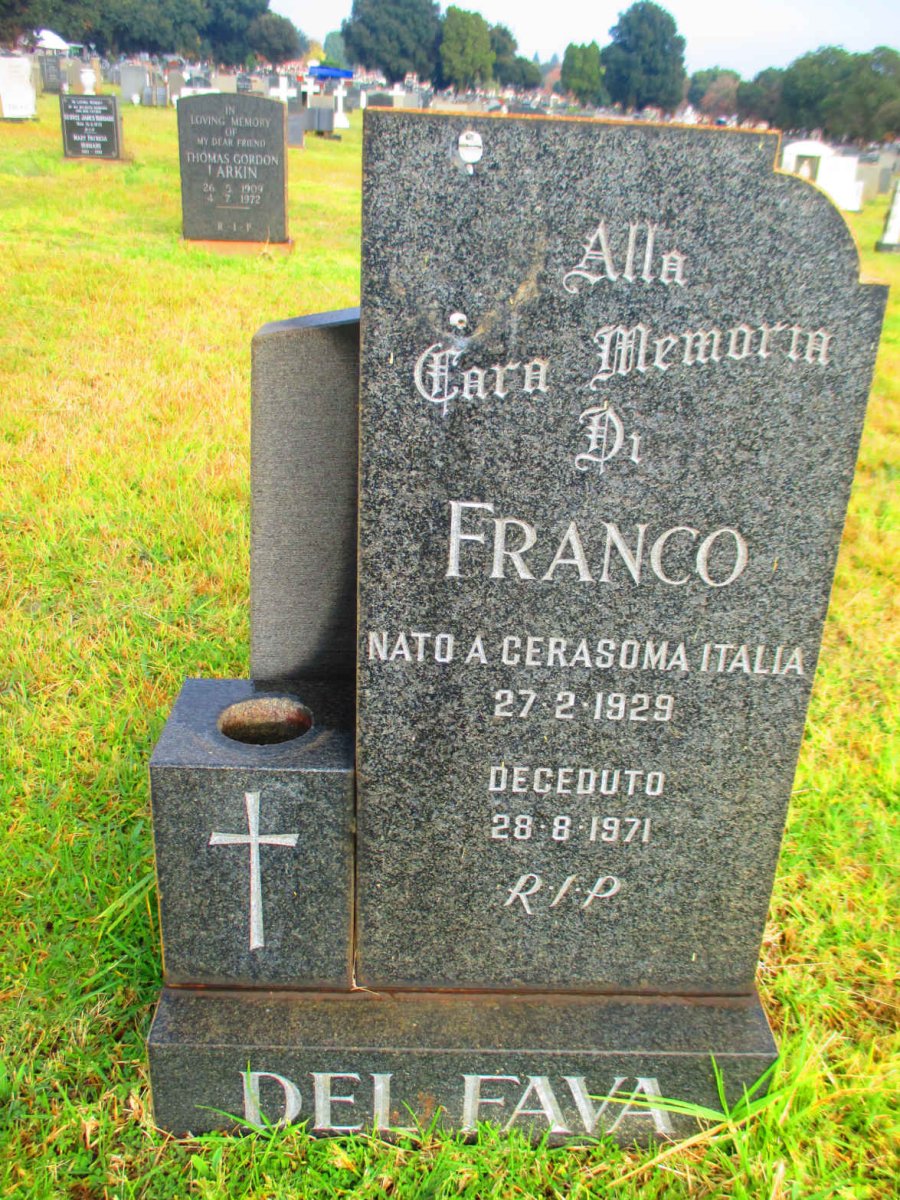 FAVA Franco, del 1929-1971