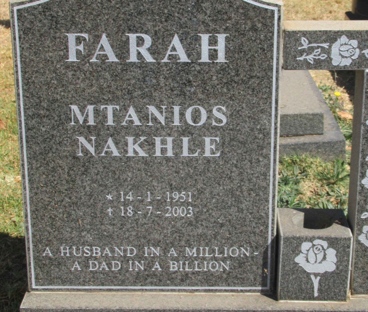 FARAH Mtanios Nakhle 1951-2003