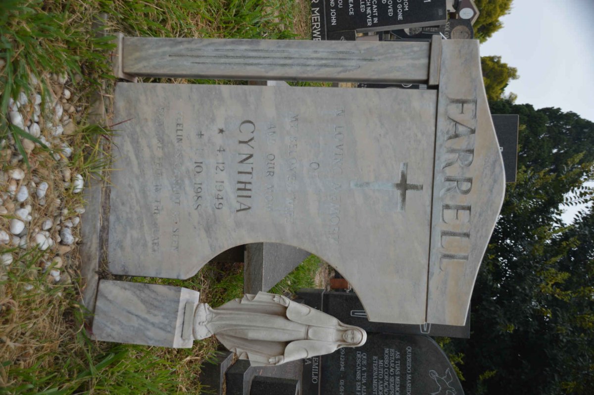FARRELL Cynthia 1949-1988