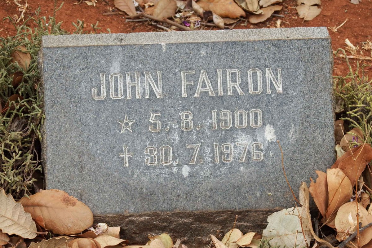 FAIRON John 1900-1976
