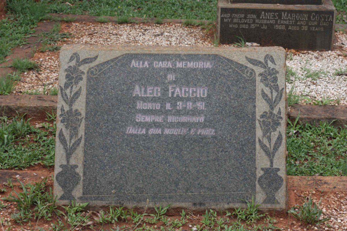 FACCIO Alec -1951
