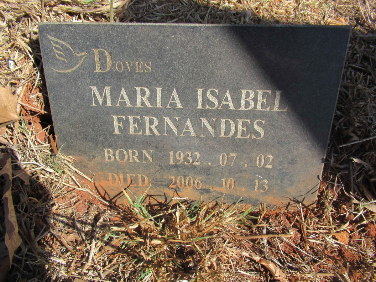 FERNANDES Maria Isabel 1932-2006