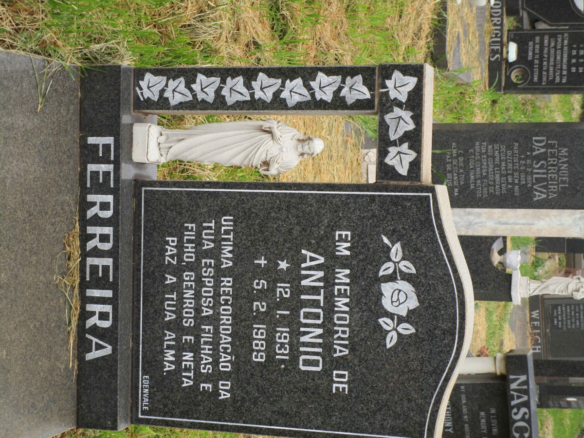 FERREIRA Antonio 1931-1989
