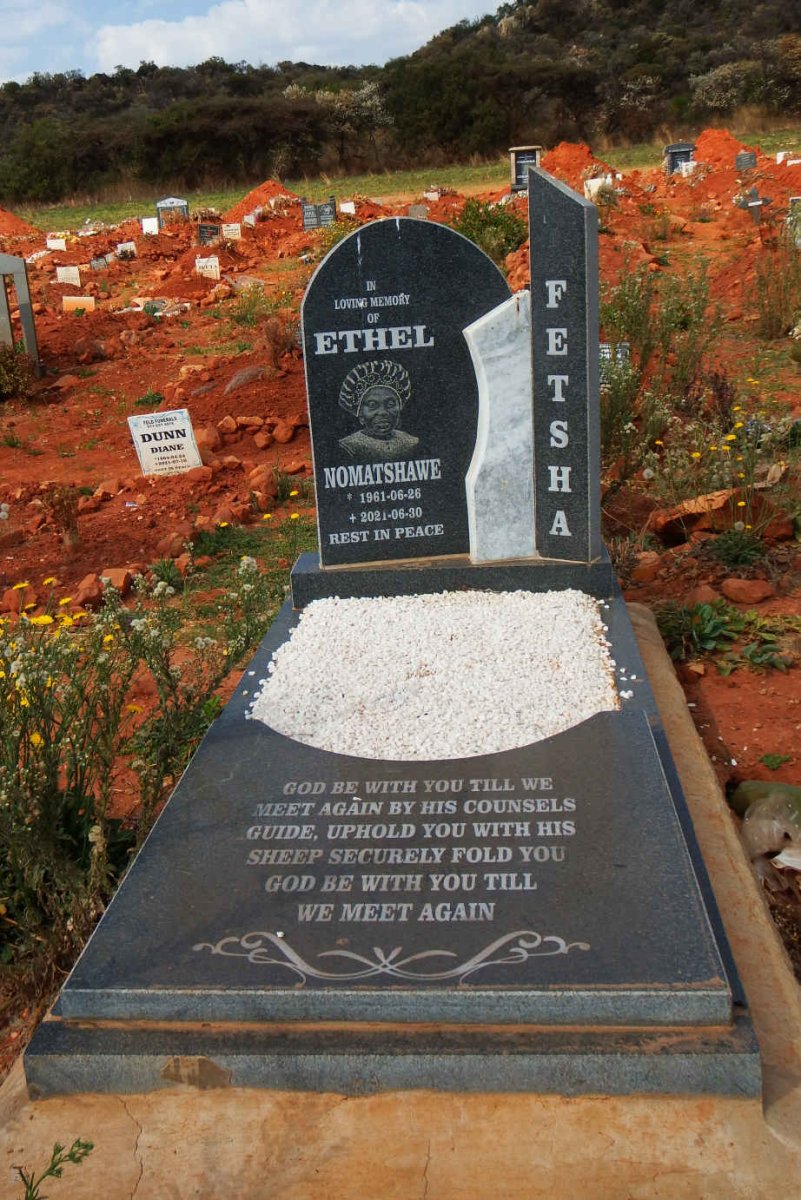 FETSHA Ethel Nomatshawe 1961-2021