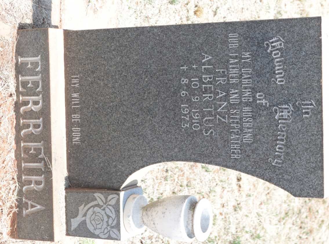 FERREIRA Franz Albertus 1910-1973