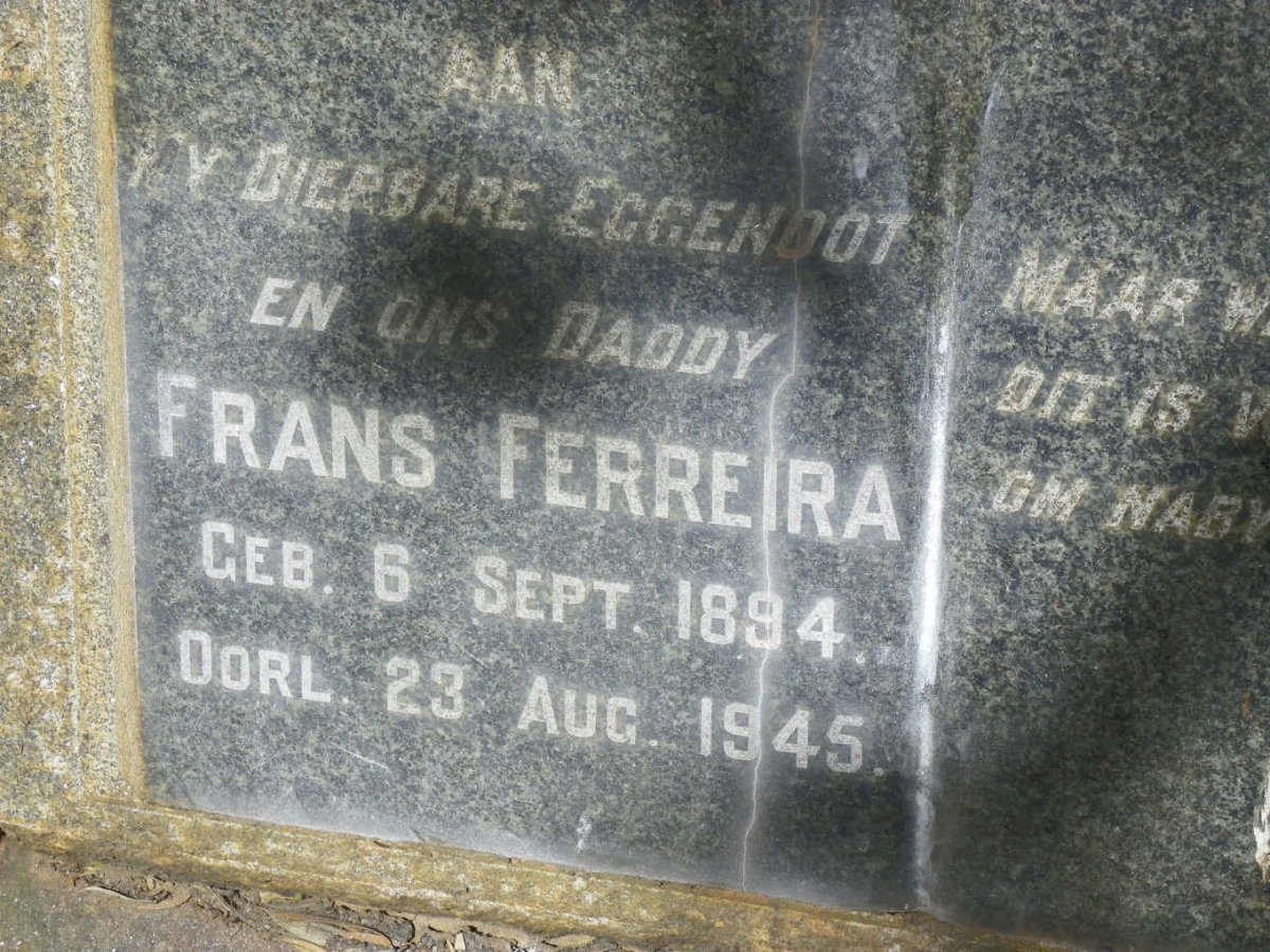 FERREIRA Frans 1894-1945