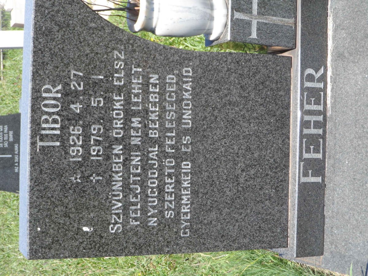 FEHER Tibor 1926-1979